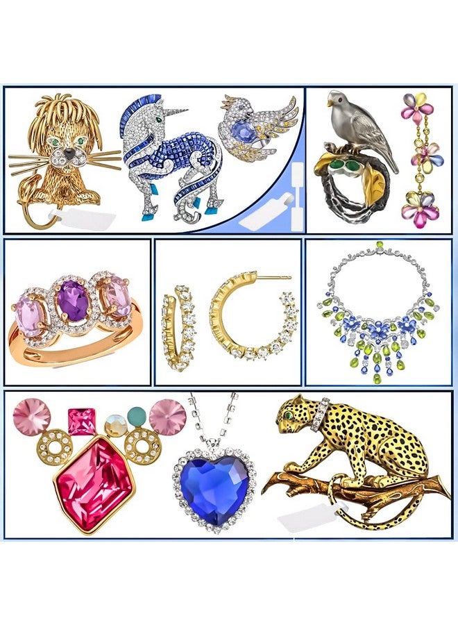MotBach 2000 Pcs Blank Jewelry Price Tags Jewelry Stickers, Necklace Ring Jewelry Display Labels, Self Adhesive Price And Indentification Tags, Perfect For Ballpoint Pen Writing  - Image 4