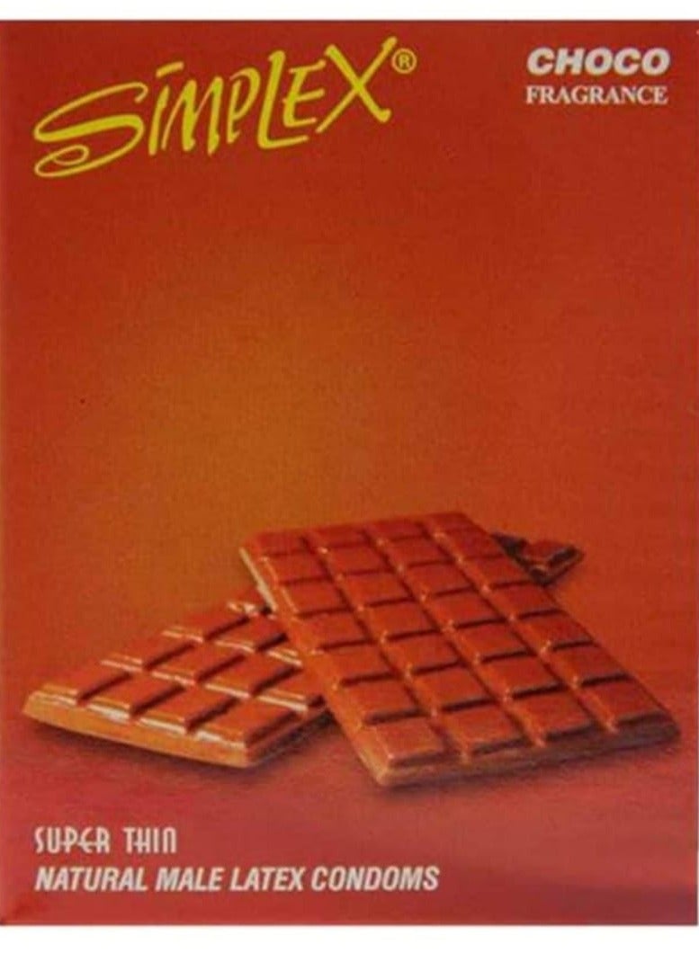 SIMPLEX Choco Condoms - 3PCS.