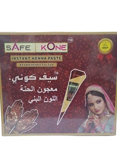 معجون حناء اللون البني من السيف كوني 12 *40جرام