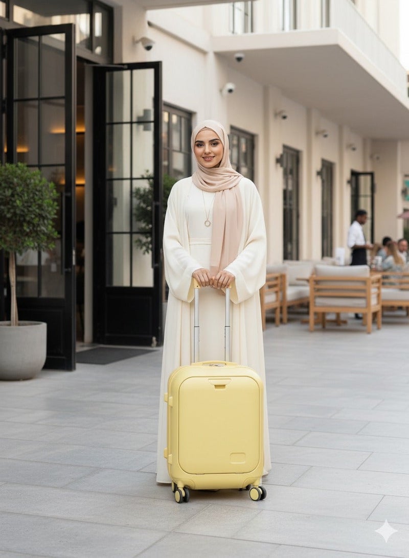 Skycare Carry On Luggage - Durable Hardside Suitcases with  USB Front Laptop Pocket, Aluminum Frame, and TSA Lock - Available in 18"/20"/24" - Image 3