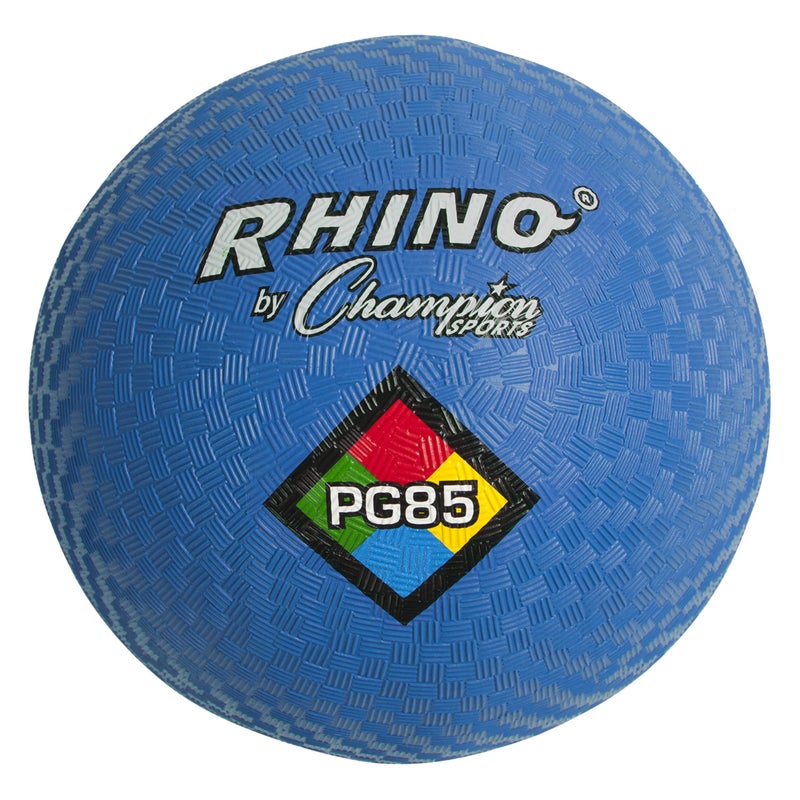 Champion Sports كرات ملعب تشامبيون سبورتس رينو 8.5 بوصة - مزدوجة الطبقات، ملفوفة نايلون، زرقاء - Image 1