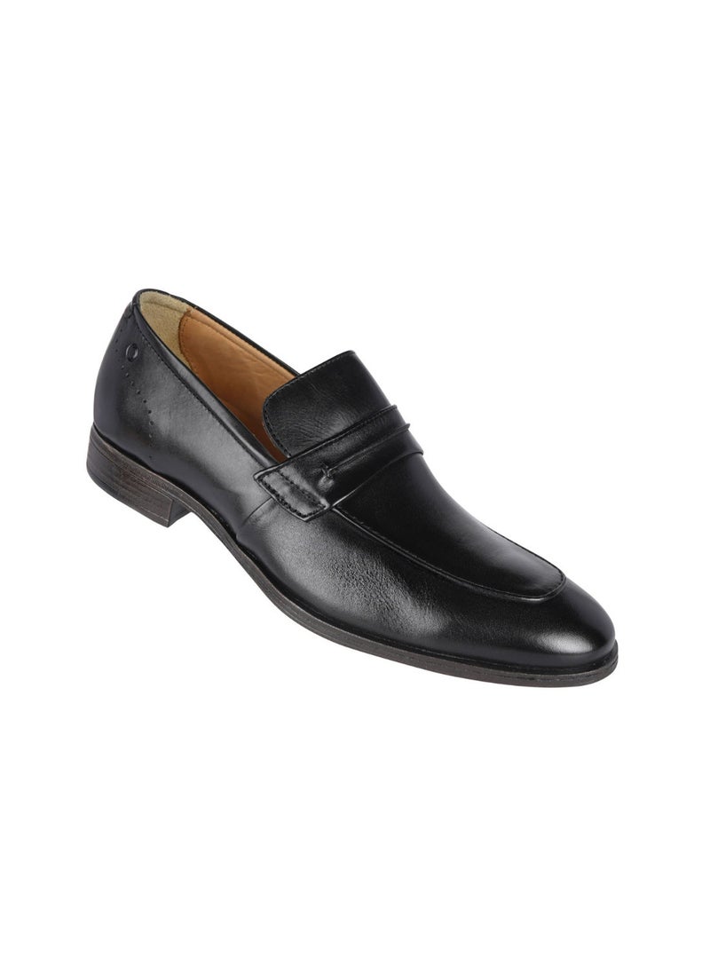 DEMOCRATA - 032-109 Democrata Mens Leather Shoe Smart Comfort Madison HI-Soft 32 Black Slip On 255102-003 - Image 1