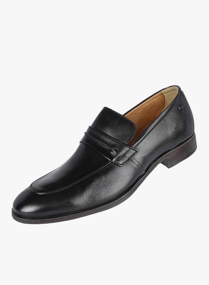 DEMOCRATA 032-109 Democrata Mens Leather Shoe Smart Comfort Madison HI-Soft 32 Black Slip On 255102-003 - Image 3