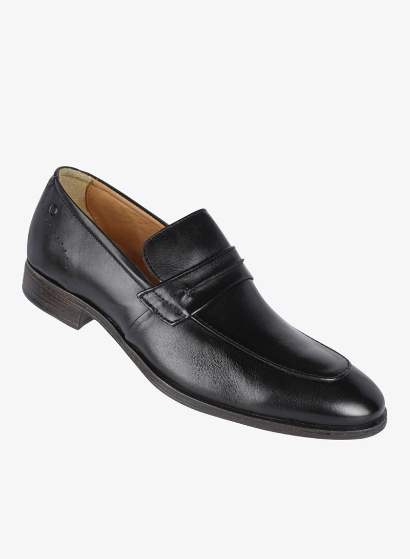 DEMOCRATA 032-109 Democrata Mens Leather Shoe Smart Comfort Madison HI-Soft 32 Black Slip On 255102-003 - Image 1