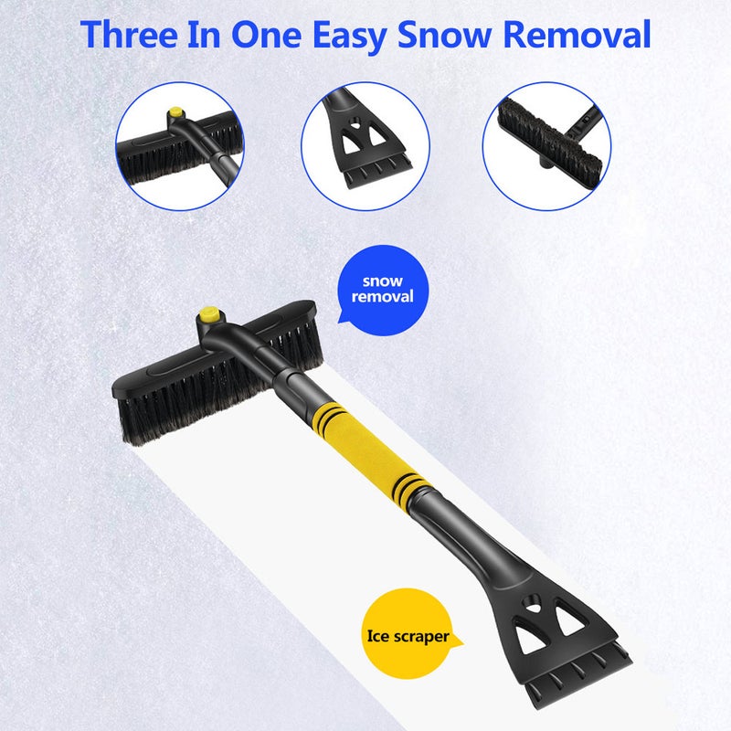 Vehicle-Mounted Snow Shovel 3 In 1 Portable Multifunctional Auto Snow Shovel Snow Brush Defrost And Deicing Shovel - Image 2