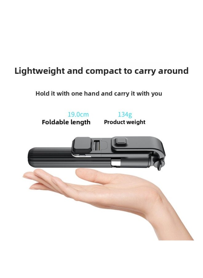 Horizontal And Vertical Mobile Phone Selfie Stick Movement Bluetooth Extension Selfie Stick Selfie Stick Anti-shake Retractable Live Selfie Stick-Color:S03s Selfie Stick