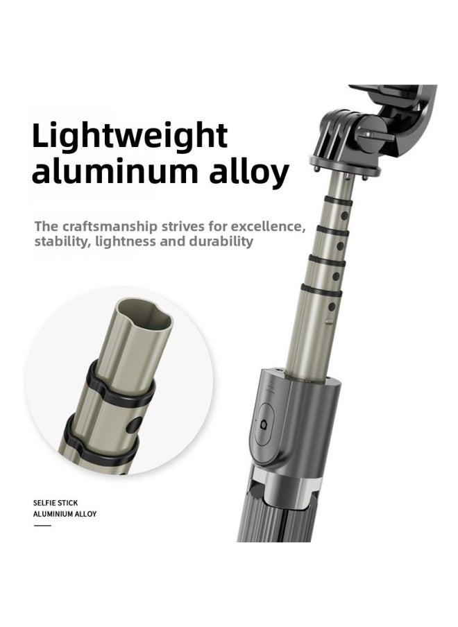 Horizontal And Vertical Mobile Phone Selfie Stick Movement Bluetooth Extension Selfie Stick Selfie Stick Anti-shake Retractable Live Selfie Stick-Color:S03s Selfie Stick