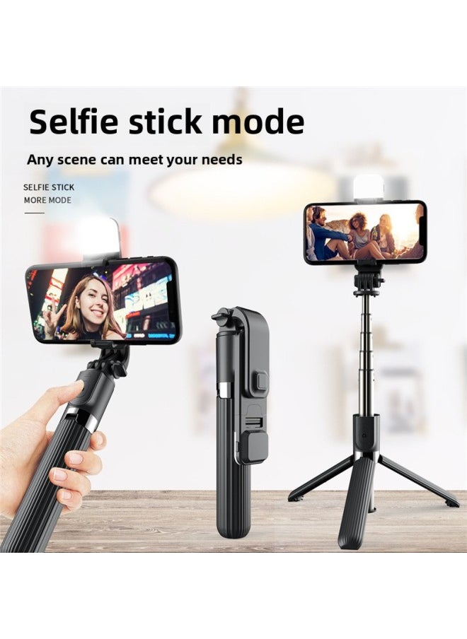 Horizontal And Vertical Mobile Phone Selfie Stick Movement Bluetooth Extension Selfie Stick Selfie Stick Anti-shake Retractable Live Selfie Stick-Color:S03s Selfie Stick