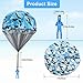 Catcan 10 Pcs Parachute Toy Camo Blue Parachute Men Tangle Free Throwing Hand Throw Outdoor Flying Paratrooper Toy No Battery nor Assembly Required - Image 4