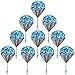 Catcan 10 Pcs Parachute Toy Camo Blue Parachute Men Tangle Free Throwing Hand Throw Outdoor Flying Paratrooper Toy No Battery nor Assembly Required - Image 2