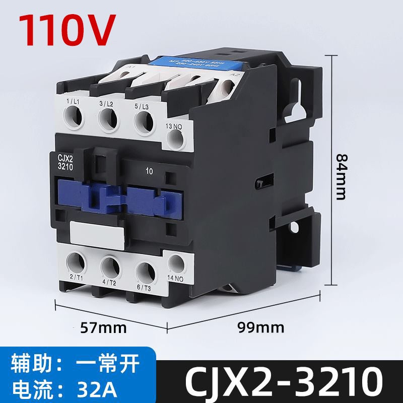 Silver Dot Ac Contactor Cjx2-1810 2510 3210 1210 6511 9511 220V380V - Image 1