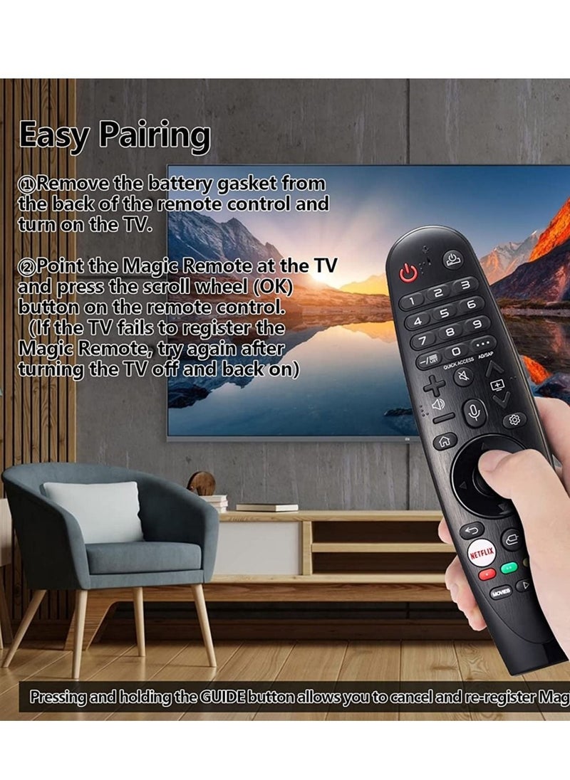 Generic - AN-MR650A AN-MR18BA AN-MR19BA Voice Magic Remote Control AKB75635305 for LG 2017 2018 2019 Smart OLED TV, Compatible with B7, B7A, C7, E7, G7, W7, W8, B9, C9, E9, W9 Series - Image 1