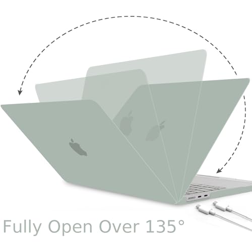 B BELK Compatible with MacBook Air 13.6 inch Case 2025 2024 2023 2022 Release M4 M3 M2 A3240 A3113 A2681 Liquid Retina Display, Plastic Hard Shell Case+Keyboard Cover+Screen Protector, Antique Green - Image 5