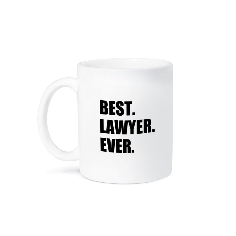 3dRose mug_179778_2 Best Lawyer Ever - Fun Job Pride Gift For Worlds Greatest Law Worker Ceramic Mug, 15 oz - Image 1