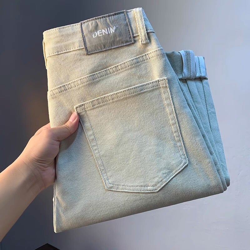 Unisex Classic Denim Jeans Loose Fit Daily Outdoor Wear - Image 2