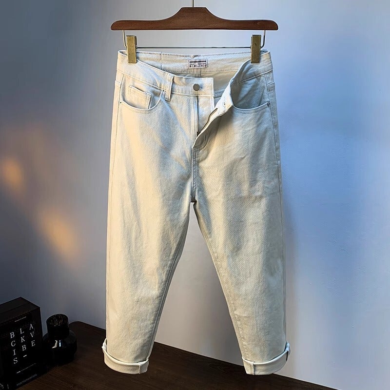 Unisex Classic Denim Jeans Loose Fit Daily Outdoor Wear - Image 3