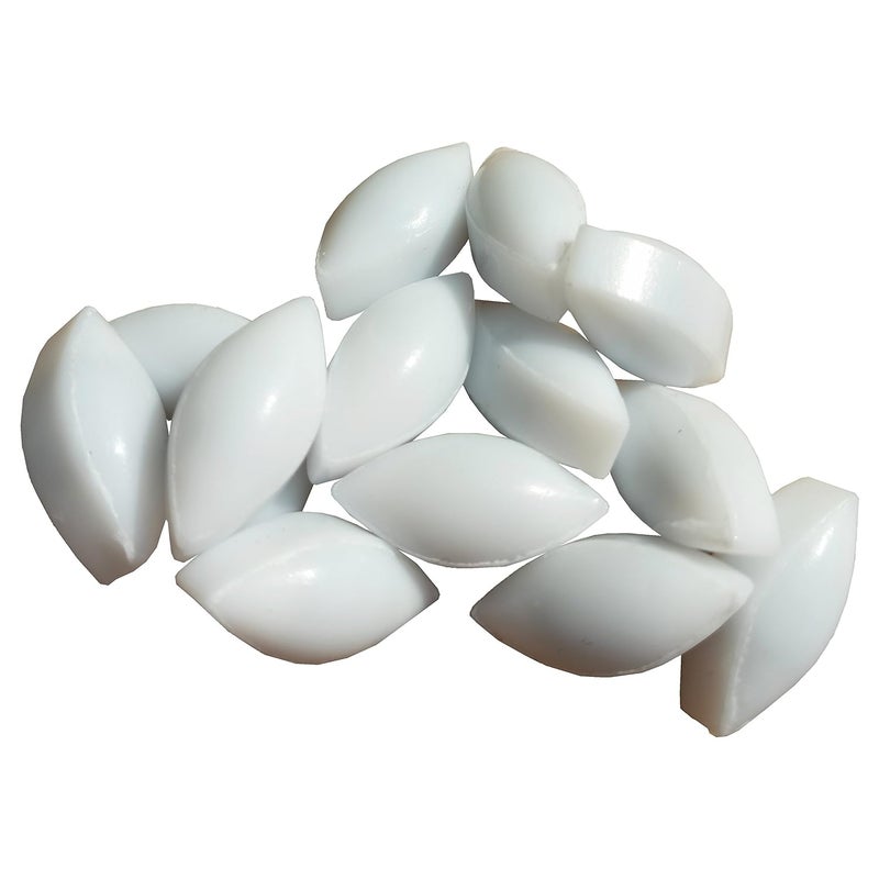 BBTCTY Magnetic Stirrer Stir Bar PTFE Magnetic Mixer Stir Bars (7x15mm, Olive Shape, 10pcs) - Image 1
