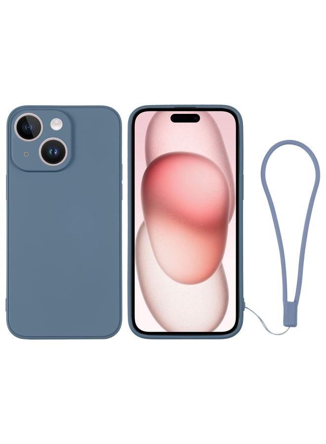 اس-توب جراب سيليكون لهاتف iPhone 15 مع حزام معصم - Image 1