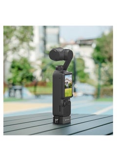 Excefore For OSMO Pocket 3 Charging Adapter Base, Aluminum Alloy Stabilizer Base Bracket, for DJI Pocket 3,1/4 Threaded Hole on The Bottom and Gopro Connector for attaching to Tripod, Selfie Stick, etc  - Image 2
