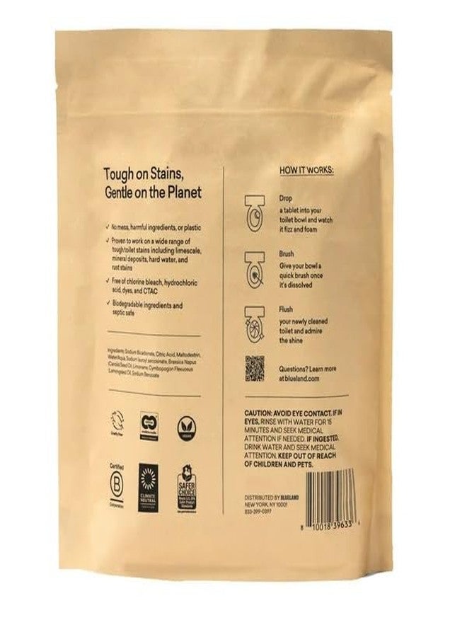 BLUELAND Toilet Bowl Cleaner Refills - Lemon Cedar - 30 tablets - Image 2