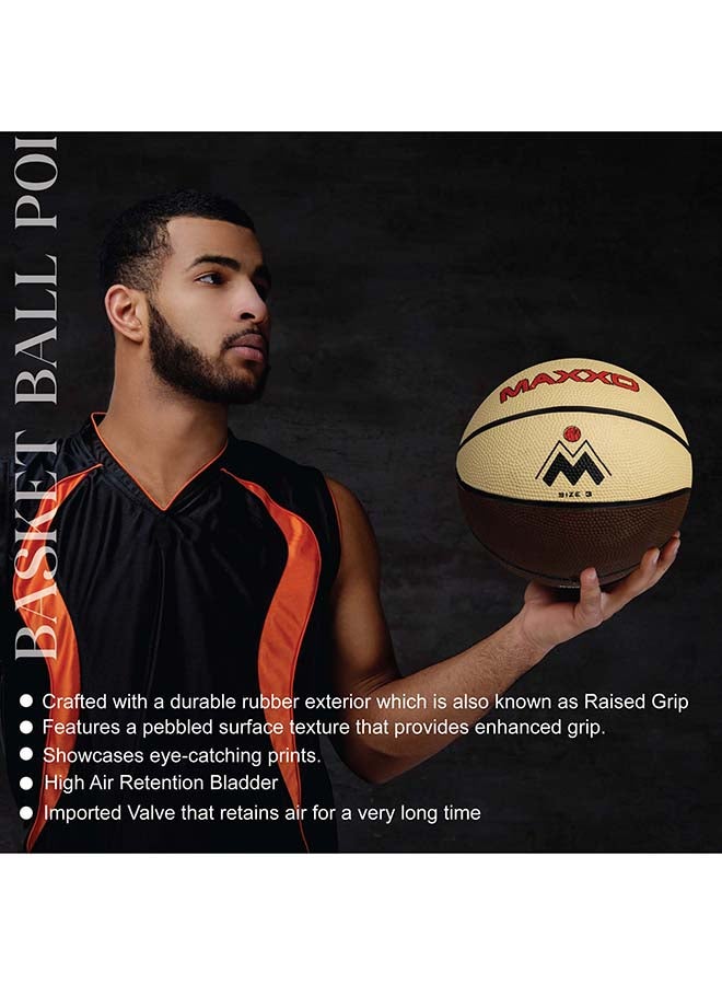 Elan Basketball Junior Size 3 – Lightweight Kids Training Basketball for Indoor and Outdoor Play - Image 3