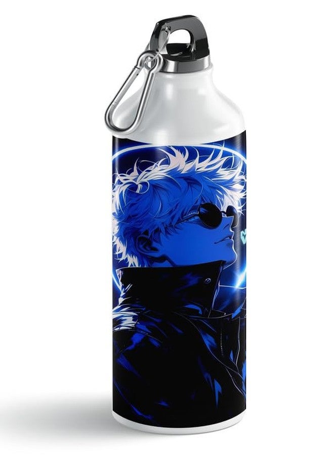 PrintWala Gojo Anime Print Water Bottle – Leakproof 750ml Aluminum - Image 2