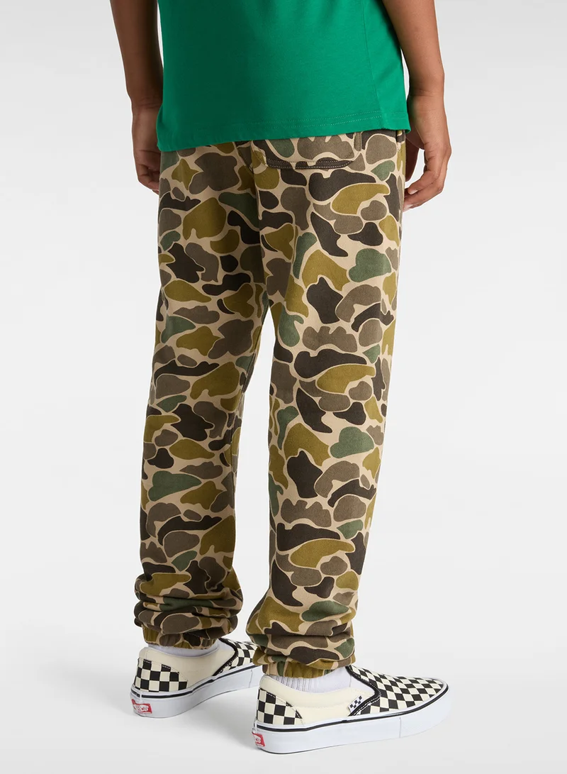 فانز Kids Half Box Camo Fleece Pant