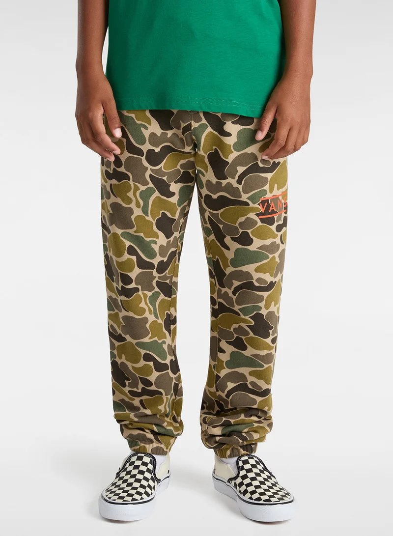 فانز Kids Half Box Camo Fleece Pant