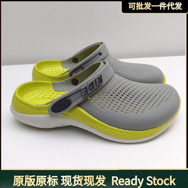 Unisex Lightweight EVA Slip-On Beach Sandals with Closed Toe and Non-Slip Sole - Image 2