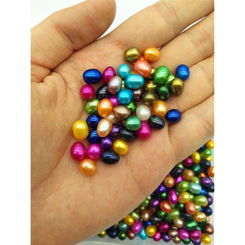 Doofly 1PCS Oyster With 25 Rainbow Oval Pearls Inside, Mini Monsters, Rainbow Monster, Big Mama's - Image 5