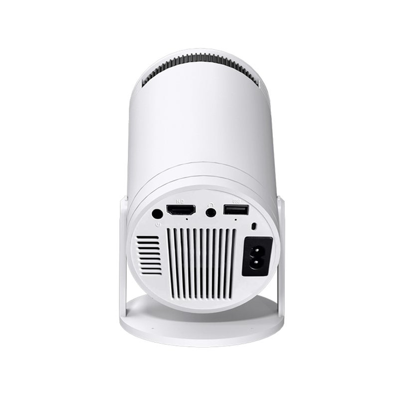 Mini Portable Projector: 40-130" Display, Android 11.0 OS, 180° Rotatable Lens - Wireless Screen Casting, Auto Keystone Correction, WiFi6 & BT5.0 for Home Entertainment, Gaming, Indoor Use - Image 3
