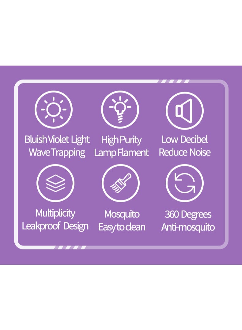 Nariele Mosquito Killer Lamp Insect Repellent Mute Electric Insect Trap Rechargeable Outdoor and Indoor Use Mosquito Killer Repellent - Image 4