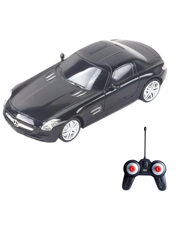 gearbox Kool Speed 1:24 R/C Mercedes-Benz Sls Amg Remote Control Sports Car Toys For Kids  3 Years+ (Black) - Image 1