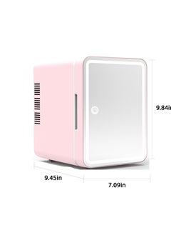 Mini Refrigerator with Dimmable LED Mirror – Cooler & Warmer for Makeup, Skin Care, and Food – Ideal for Bedroom, Office, and Car - pzsku/Z073A4759B0F0CA07CFAEZ/45/_/1736127327/c24a5a63-5c74-4518-8135-0219c16e8c20