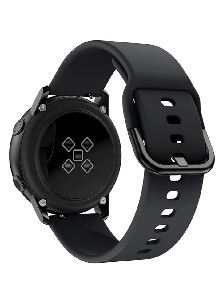 Silicone Buckle Band 22MM Strap For Samsung Galaxy Watch3 45mm/Galaxy 46mm/Gear S3/Huawei Watch 3/4/GT3 46MM/GT4 46MM/GT2E/GT2 Pro/GT GT2 46MM/Honor Magic Watch2 46mm/Amazfit GTR 2/2e/3/4 - Image 2