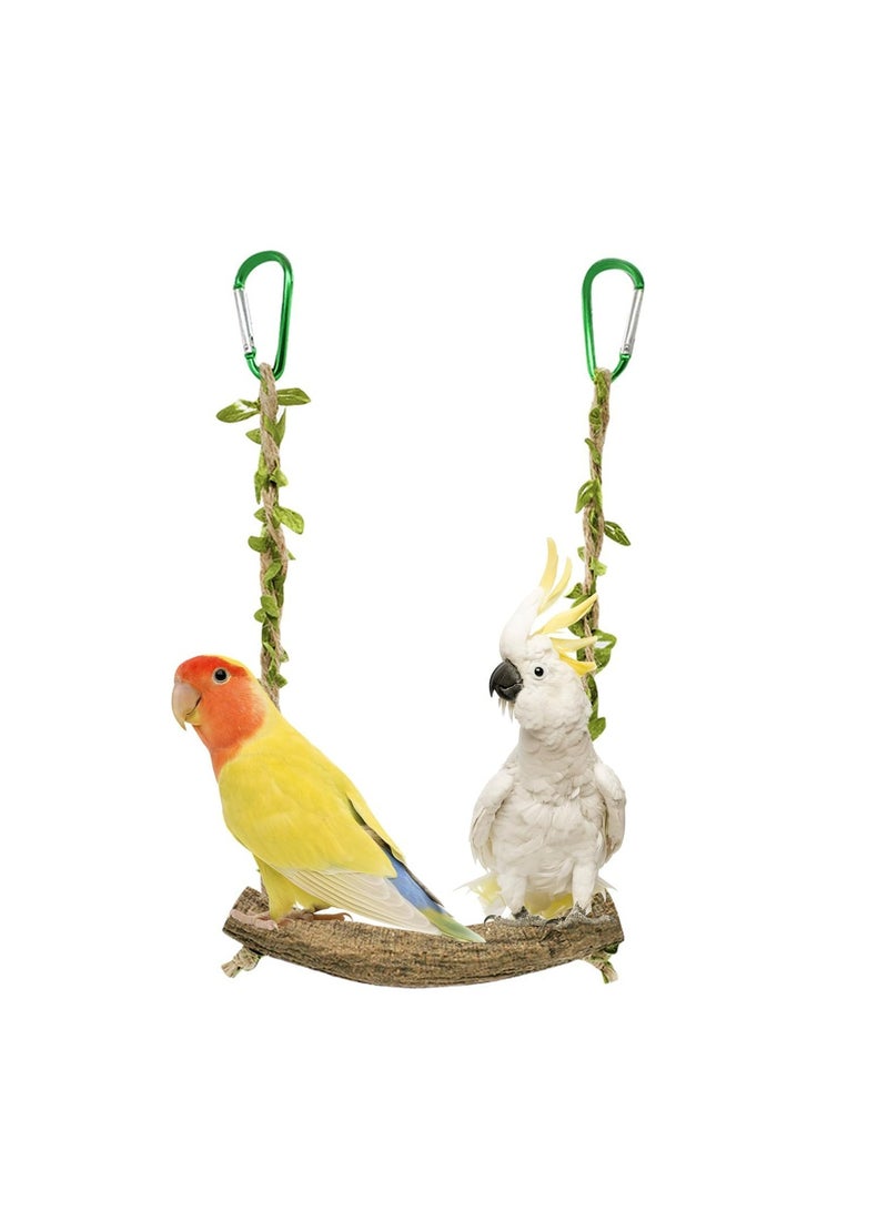 CMGTYYD. حامل أرجوحة الطيور المتأرجح، حامل جثم الطيور، لعبة الببغاء المعلقة بحبل التأرجح، حامل تمرين حامل تدريب حامل حامل تمرين حامل تمرين حامل، لعبة مضغ الطيور لطيور الحب، الببغاء الببغاء الببغاء، الببغاء الببغاء، الكوكاتيل - Image 1
