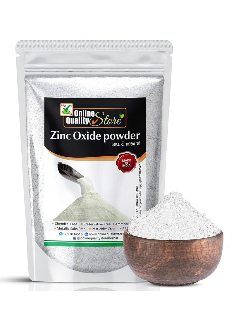 Online Quality Store Zinc oxide |zinc oxide powder for face|zno powder|zinc oxide powder for skin |zno non-nano particles |zinc oxide sunscreen |zinc oxide powder for painting,100g - Image 1