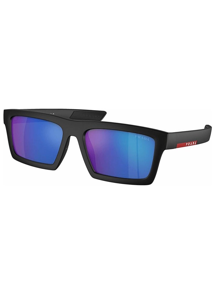 Prada Linea Rossa - نظارة شمسية برادا مستطيلة SPS02ZSU 1B008R 55 للرجال - Image 1