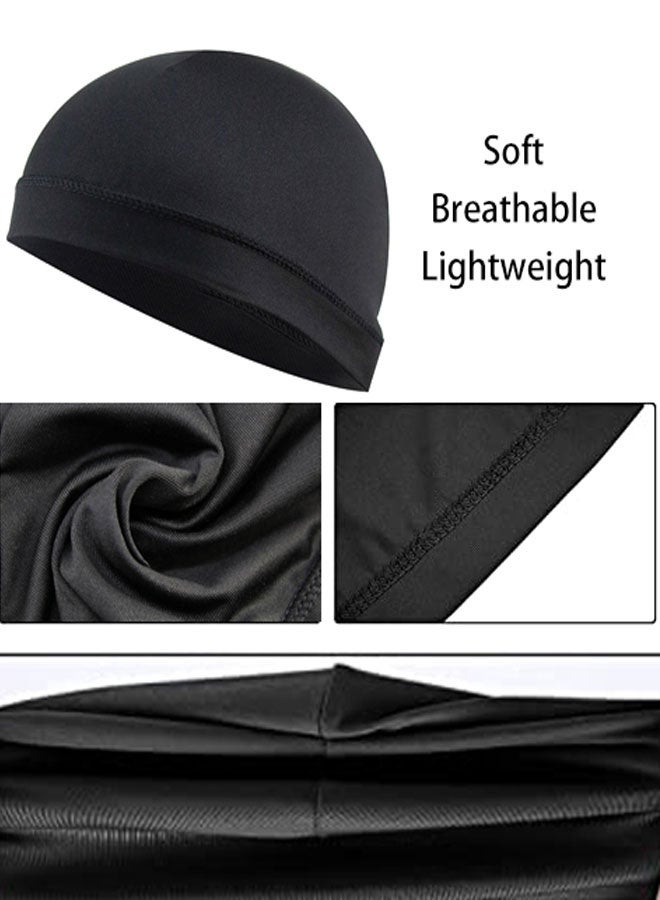 هوتو 6 قطع العرق Wicking Beanie قبعة تبريد الجمجمة قبعة باندانا رأس لف قبعات الصيف للنساء الرجال الأنشطة في الهواء الطلق - Image 3