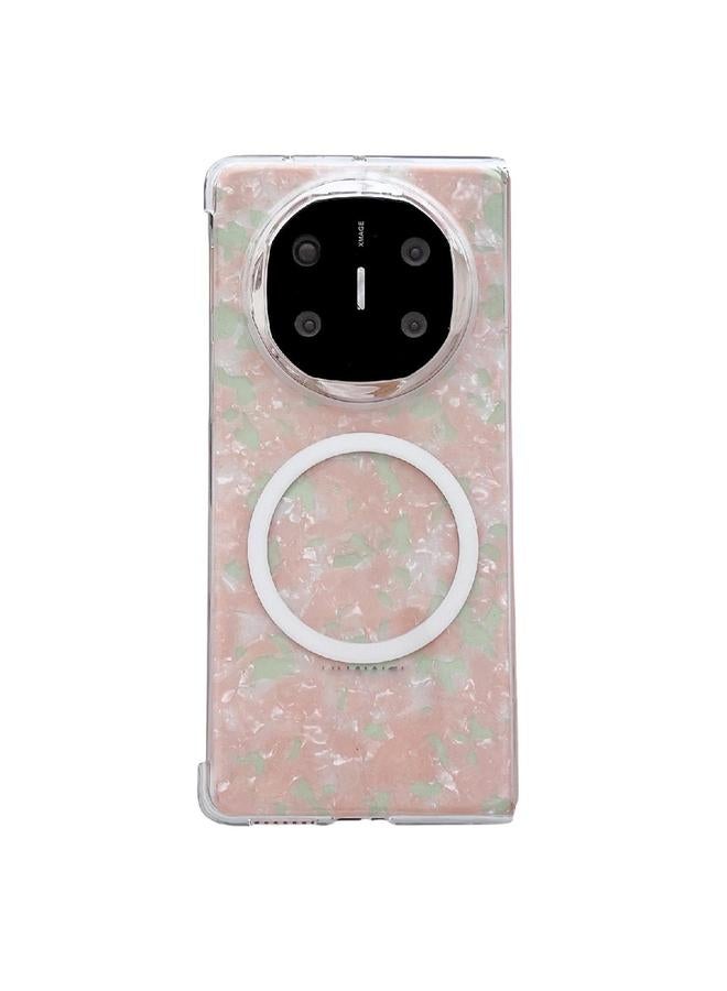S-TOP Case For Huawei Mate X3 Pearlescent Shell Texture MagSafe Phone Case - Image 1