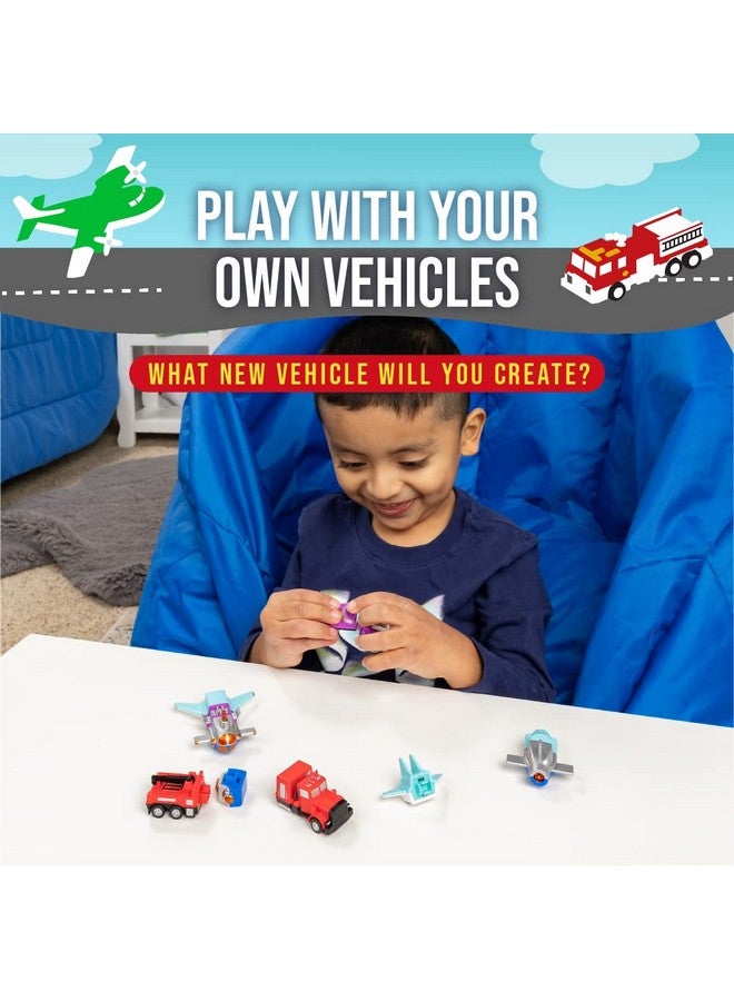 ببيولار بلايثنجس ألعاب شعبية: مجموعة فاخرة من 4 سيارات لعبة، شاحنة إطفاء لعبة، طائرة لعبة - Image 5