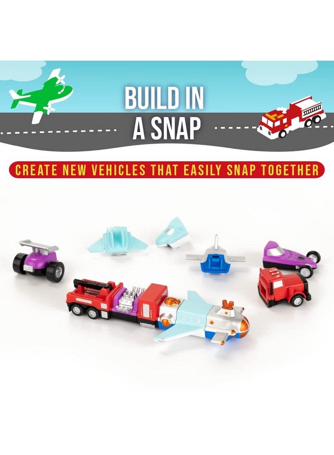 ببيولار بلايثنجس ألعاب شعبية: مجموعة فاخرة من 4 سيارات لعبة، شاحنة إطفاء لعبة، طائرة لعبة - Image 3