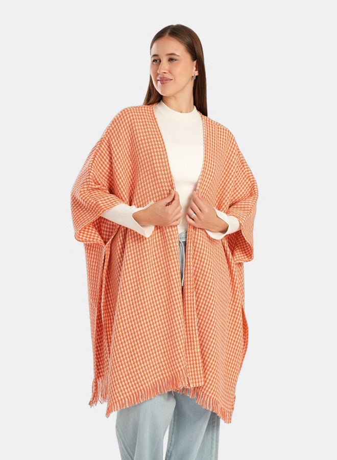 Clue Tweed One Size Poncho  - Image 1