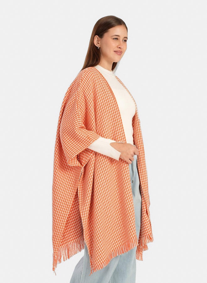 Clue Tweed One Size Poncho  - Image 2
