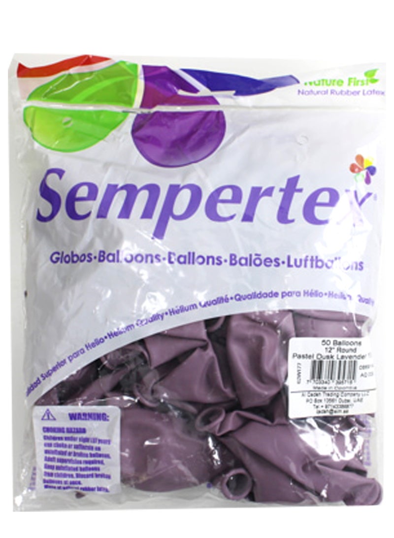 Sempertex Pastel Dusk  150 Lavender 50Pcs/Bag - Image 2