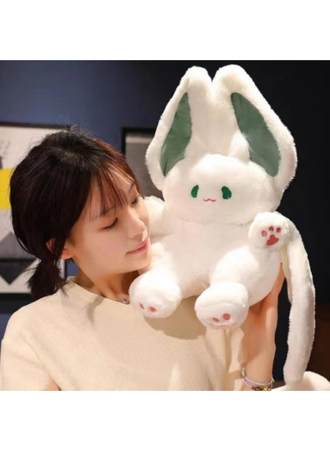 1pc Bat Rabbit Plush Toy – Soft Winged Bunny Stuffed Animal with Green Accents, Big Ears, Cute Eyes, and Cozy Polyester Material – Perfect Easter, Christmas, and Birthday Gift, Kawaii Cuddly Toy, Home Décor, and Car Ornament - Image 5