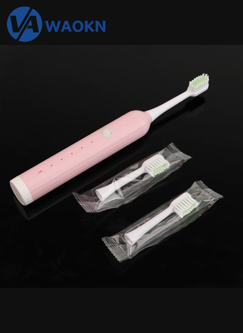 WAOKN Rechargeable Sonic Electric Toothbrush High-frequency Vibration IPX7 Waterproof Power Toothbrush 5 Modes Adjustable and Smart Electric Toothbrush with 1 Soft-bristle Brush Heads - Image 5