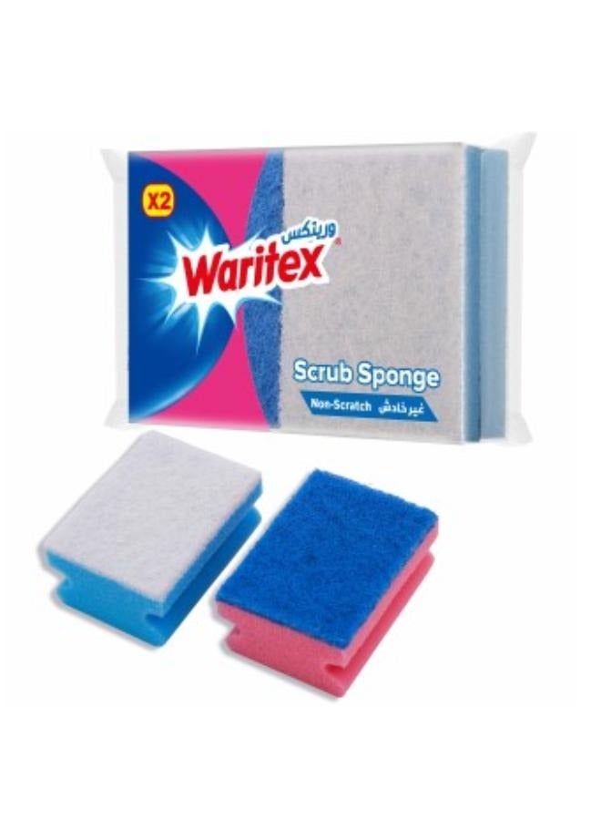 Waritex Non- Scratch Scouring Sponge (2 Pcs.) - Image 1