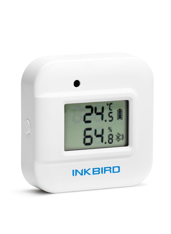 INKBIRD - Smart Thermometer Temperature And Humidity Monitor Hygrometer Indoor, Free App For Ios And Android Ibs-Th2 Plus Version Supports External Temperature Probe And Digital Display - Image 1