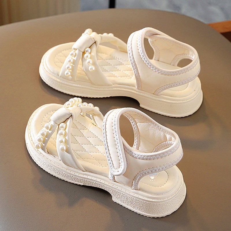 Girls' Sandals Summer Children'S Stylish Soft-Soled Sandals Mid-Size Kids Girls' Fashion Beach Shoes - Image 3